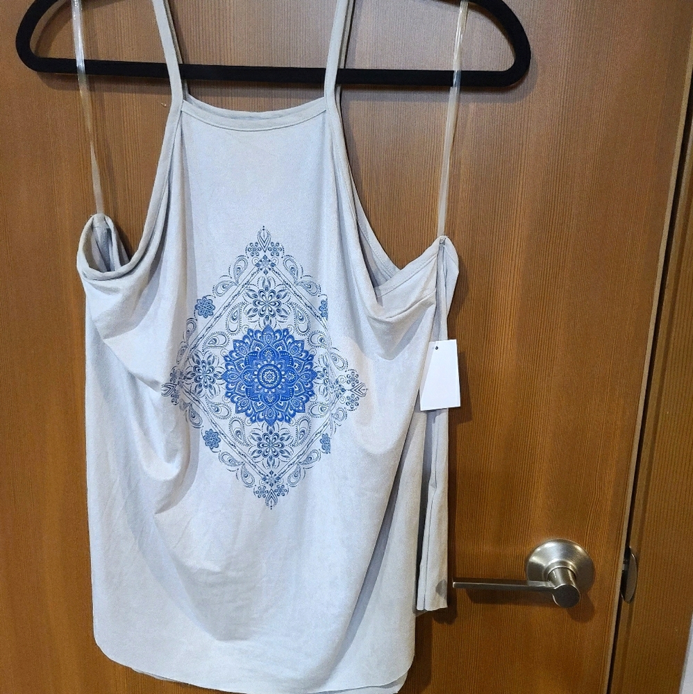 Charlotte Russe Suede Tank